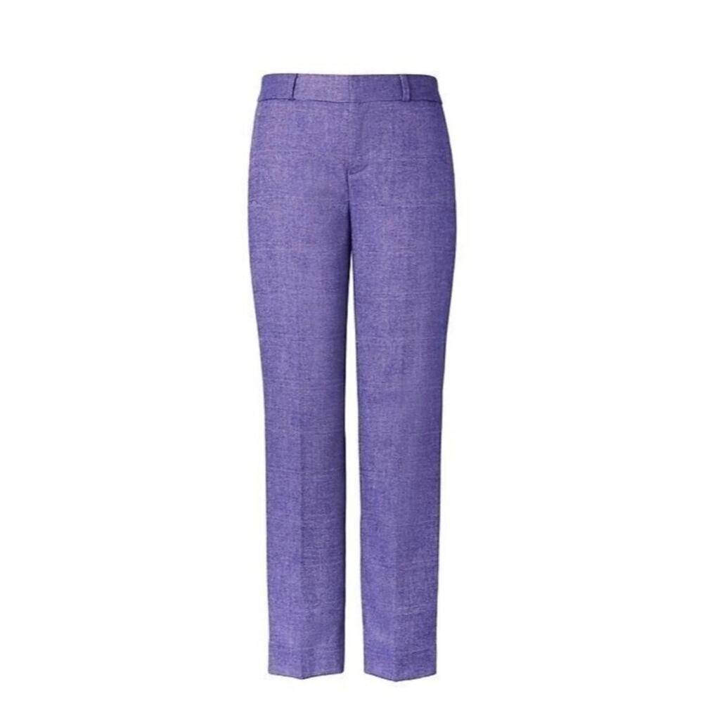Banana Republic blazer and pants, purple, Avery style, wool blend, lined, Size 4 - Picture 2 of 10